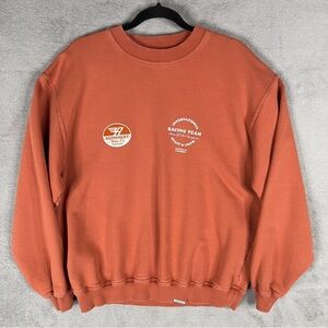 Represent Racing Team Crewneck Sweatshirt Mens Large Clay Oversized Heavy Cotton